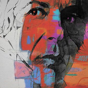 Title: The Partisan - Leonard Cohen by Paul Lovering Arts