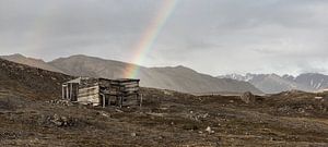 Regenboog uit hut van Marloes van Pareren