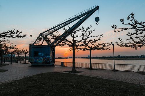 The old harbour of Düsseldorf