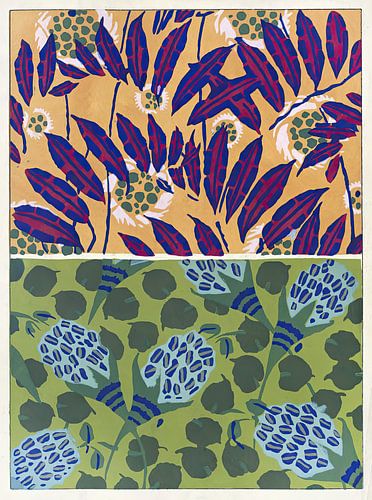 Émile-Allain Séguy - Anregungen für Stoffe und Teppiche