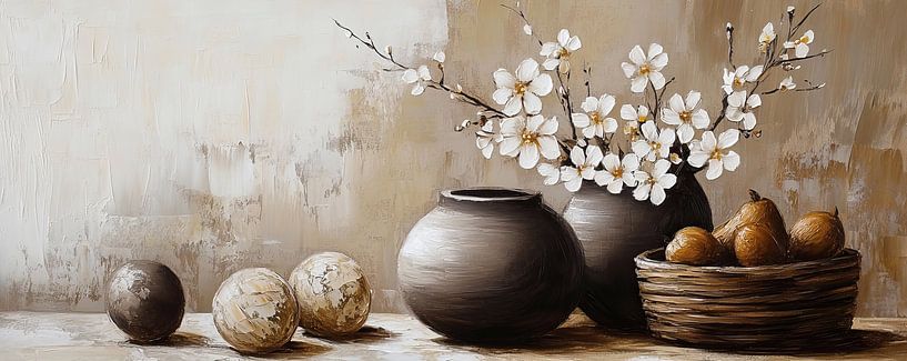 Peinture de fleurs par La collection ARTEO