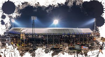 Feyenoord ART Rotterdam Stadion "De Kuip" Parkeerplaats van MS Fotografie | Marc van der Stelt
