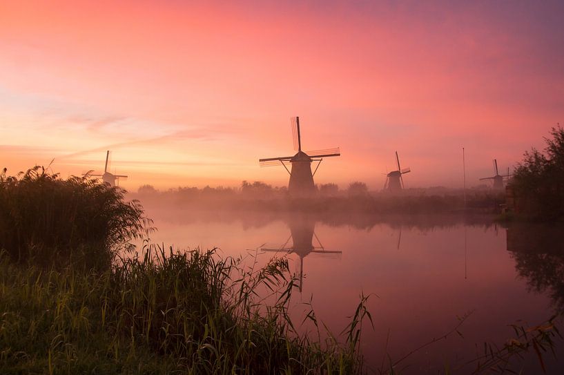 les moulins à vent du lever du soleil par Andrea Ooms
