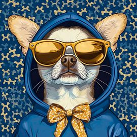 Cooler Chihuahua von Lauri Creates