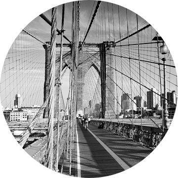 Op de Brooklyn Bridge van Melanie Viola