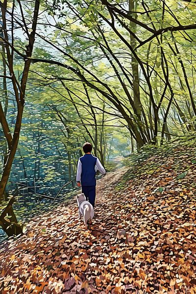 Herbstspaziergang im Wald von Sergio Pazzano