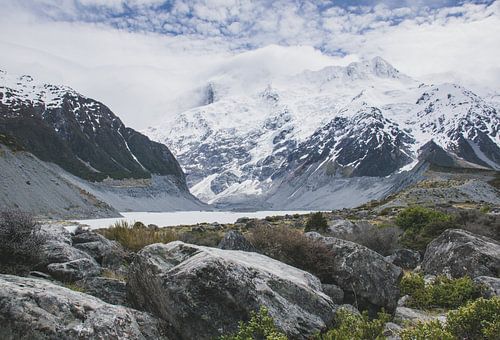 Hooker Valley Mount Cook National Park, Nieuw-Zeeland