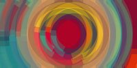 Swirled multicoloured