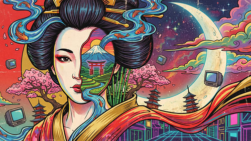 Geisha japonaise