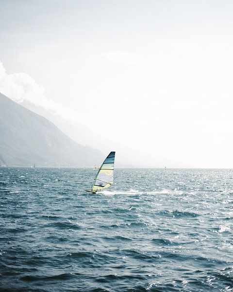 Windsurfing on Lake Garda by Marleen Kuijpers @themissmarple