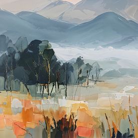 Abstract berglandschap van IamHome Studio