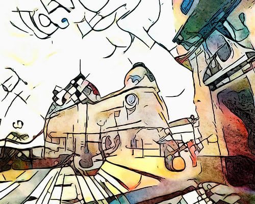 Kandinsky meets Cartagena, motif 4