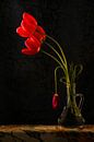 Rote Tulpen in einer Vase von Johannes Schotanus Miniaturansicht