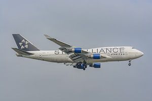 Boeing 747-400 de United en livrée Star Alliance. sur Jaap van den Berg