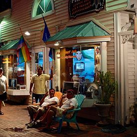 Key West (Florida) - Nachtleven in Duval Street van Henk Frings