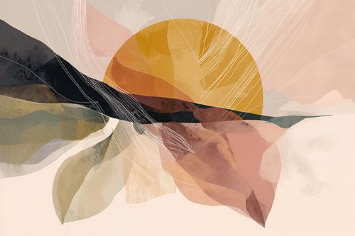 Organic shapes in harmony no.1