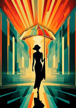 Art Deco Kunstdruck Poster Print Wall Art
