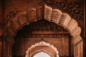 Bögen in einem wunderschönen Palast in Indien