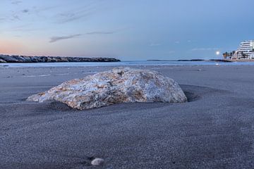Verloren steen in het strand van Niels Bronkema