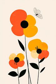 Bunte Blumenpracht von Poster Art Shop