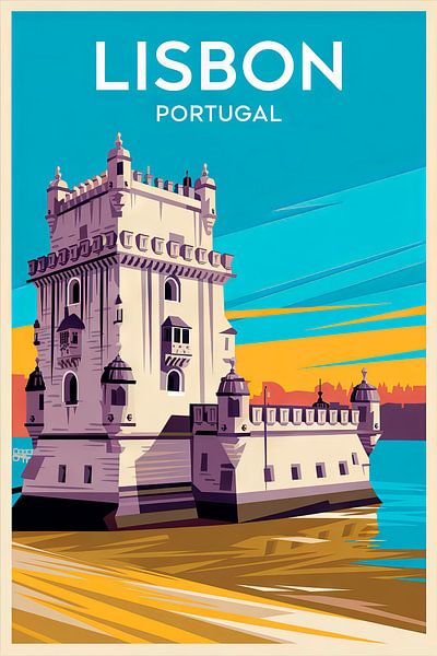 Lisbon, Portugal von Poster Art Shop