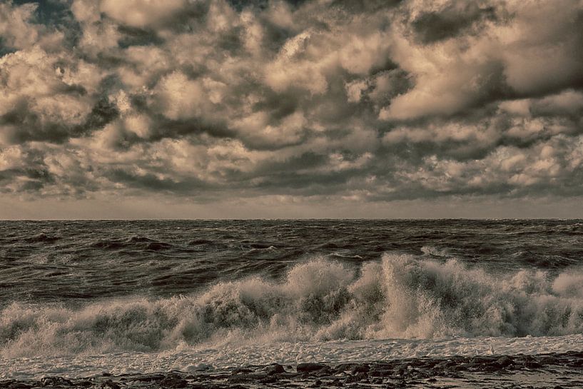 gale over the North Sea by anne droogsma
