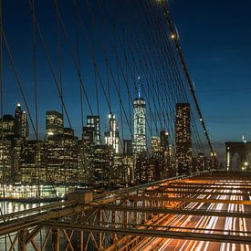 Manhattan Lichter von Bart van der Horst