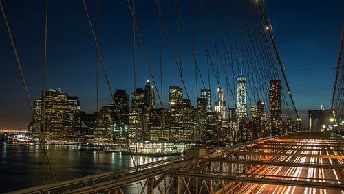 Manhattan Lichter von Bart van der Horst