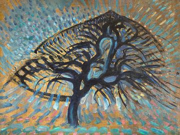 Apfelbaum, Pointillistische Version, Piet Mondrian