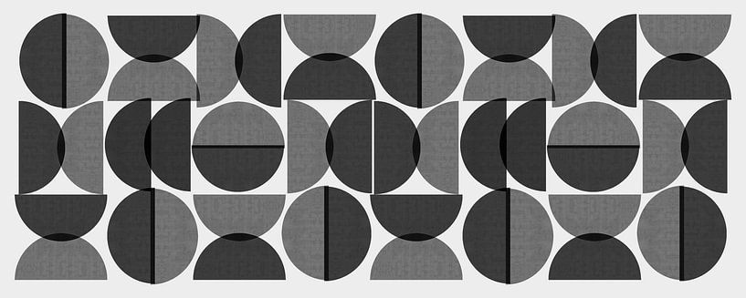 Gray and black circles by Vitor Costa