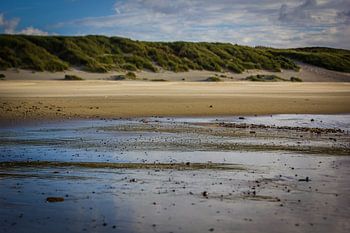 Spiegelung am Strand