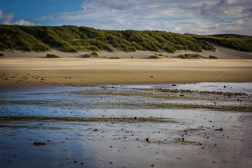Spiegelung am Strand