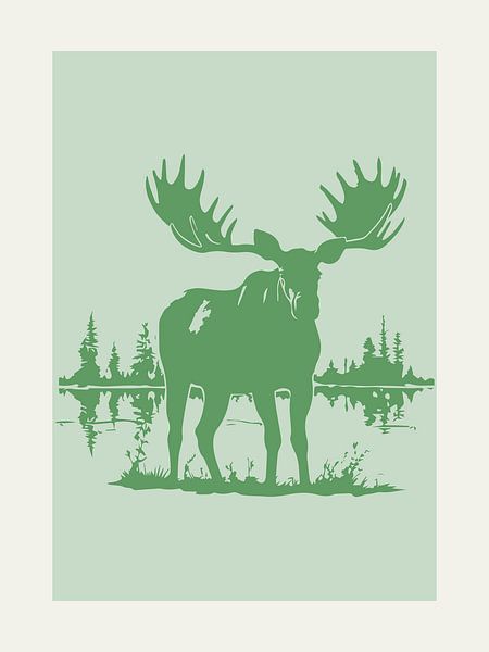 Elch am See von @Unique