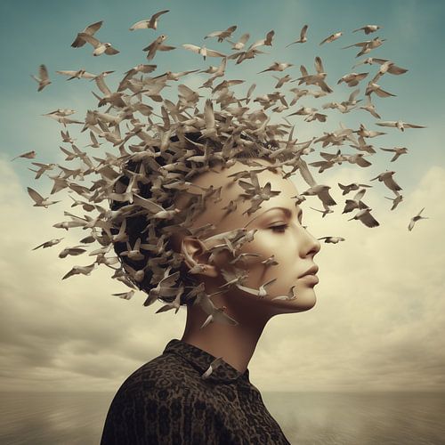 Surrealistisch portret