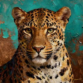 Wildtiere – Ungezähmte Anmut – Leopard 1 von Johannas Art Creations