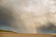 Duinen, regenboog en heerlijke luchten boven Amelander strand van Nicole Nagtegaal thumbnail