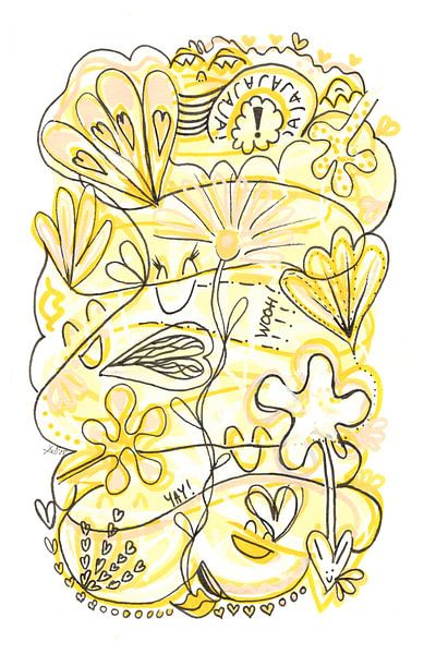 Waves of Happiness by Yvonne Dutch Artist