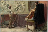 Tom Roberts, The sculptor's studio - 1885 by Atelier Liesjes thumbnail