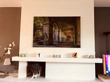 Klantfoto: Verlaten galerij van Frans Nijland, op canvas