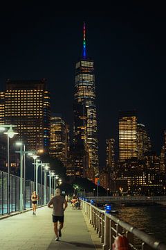 Nachtloper op de Hudson: Manhattan in het licht van NZME Photography