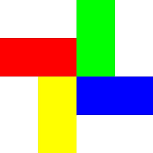 Permutation des couleurs | ID=08 | V=82 | P #03 | W-RGBY par Gerhard Haberern
