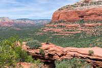 View on Devil's Bridge near Sedona in America