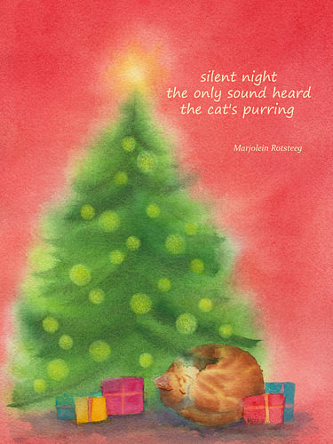 Silent night haiku