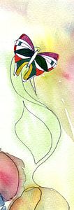 Schmetterling Art Deco