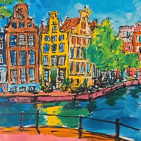 Amsterdam by Abstract Painting
