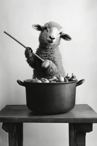Koken met schapen