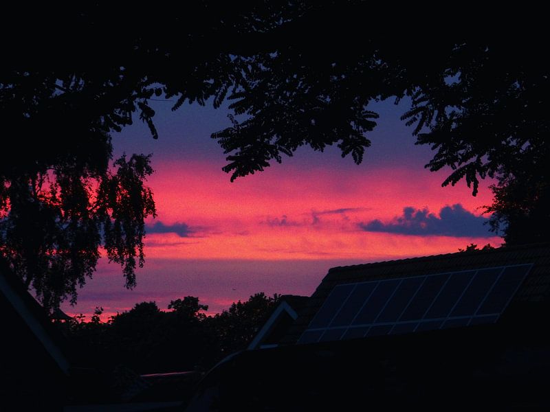 Coucher de soleil magique par Brigitte Hofman-Balfoort