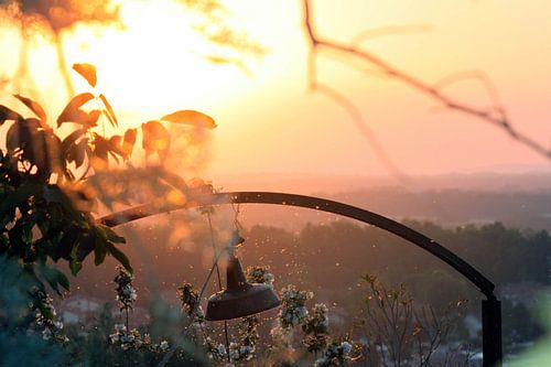Coucher de soleil en Toscane