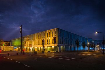 Stadhuis IJsselstein / Fulco Theater bij avond