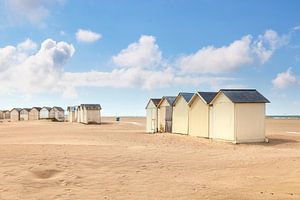 Strandhütten in Ouistreham Normandie